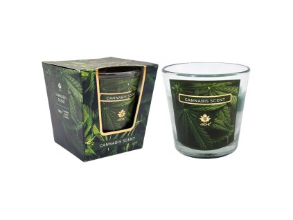 ARÔME Svíčka 120 g, ve skle 4ks, Cannabis (Množství 12 ks)