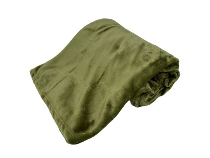 158408 home elements mikroflanelova deka 150 x 200 cm 220 gsm olivova