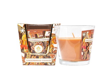 ARÔME Svíčka 120 g, ve skle 4ks, Ginger Bread Cookies (Množství 12 ks)