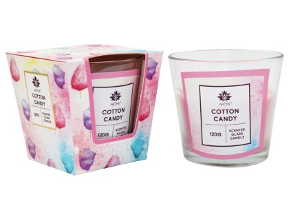 ARÔME Svíčka 120 g, ve skle 4ks, Cotton Candy (Množství 12 ks)