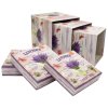 18331 1 sada 3 papirovych boxu s motivem levandule