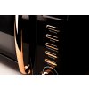 148120 7 haden mikrovlnna trouba black copper 800w 20 l barva cerna