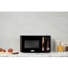 148120 8 haden mikrovlnna trouba black copper 800w 20 l barva cerna