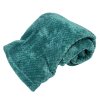 155672 1 mikroflanelova deka tyrkysova s texturou