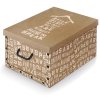 159593 box ulozny s drzadly kraft bily napis