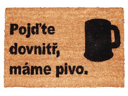 66476 rohozka pojdte dovnitr mame pivo