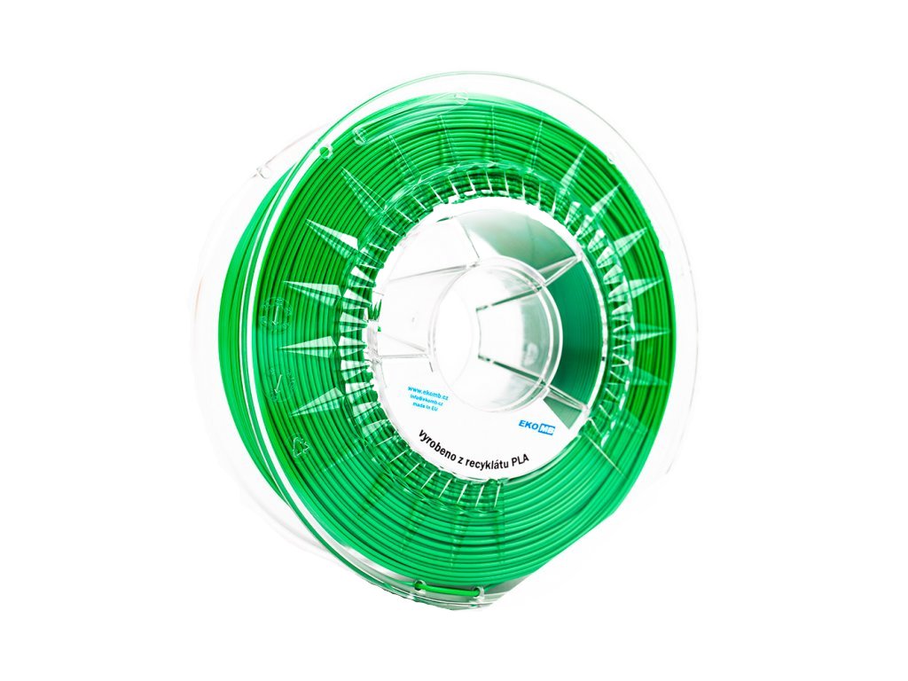 PLA filament z recyklátu 1,75 mm pastelová zelená EKO-MB 1 kg