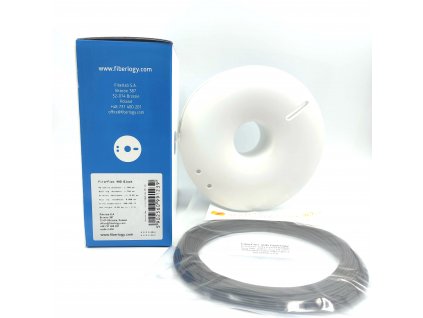 9062 vzorek 20 metru fiberflex 40d filament cerny 1 75mm fiberlogy