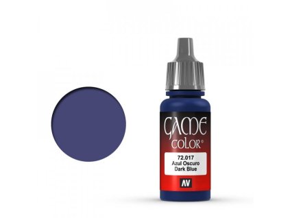 Vallejo Game Color 72017 Dark Blue (17 ml)