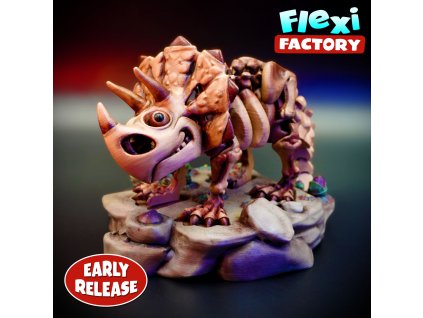 Dan Sopala Flexi Factory Skeleton Triceratops Early Release