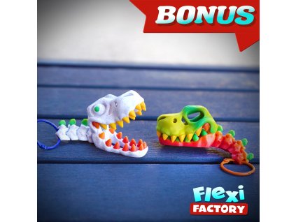 flexi factory skeleton dino keychains 2