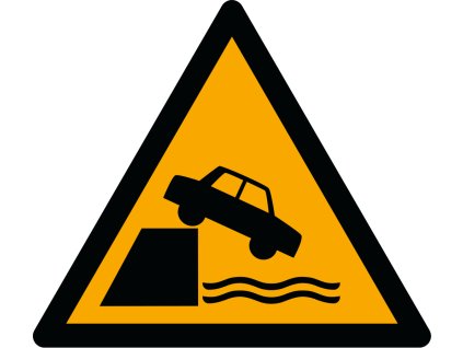 ISO 7010 W051 warning; no guard rail and unprotected edges.svg