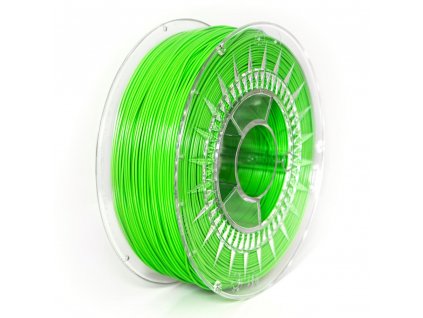 ABS+ filament 1,75 mm jasný zelený Devil Design 1 kg