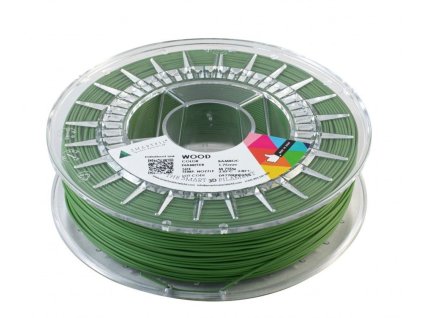 WOOD filament zelený bambus 1,75 mm Smartfil 750 g