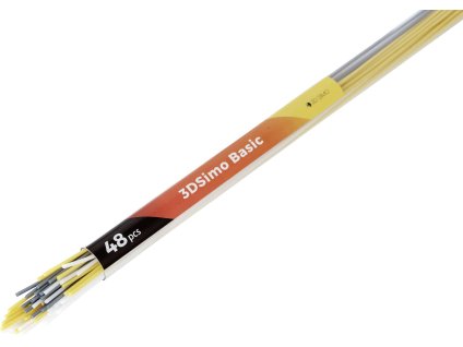 Sada+vláken+pro+3D+tiskárny+3D+Simo+3Dsimo PCL 5,+PCL+,+50+g,+zlatá,+stříbrná,+přírodní