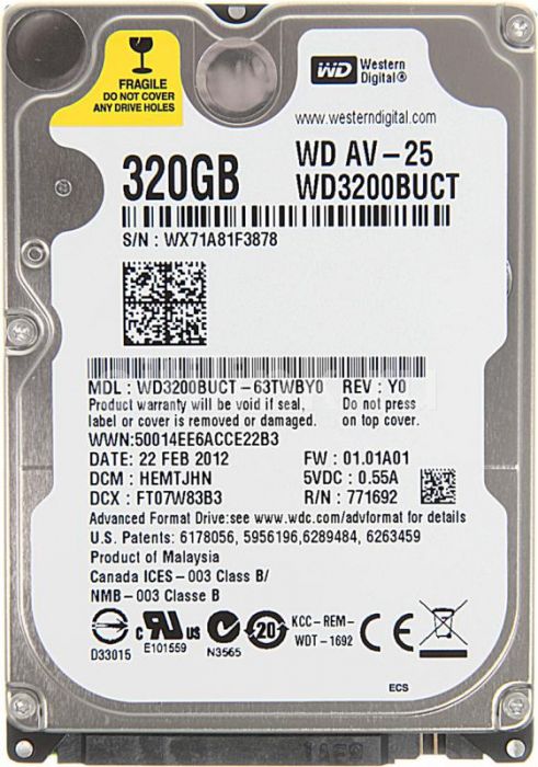 WD AV-25 CT - 320GB