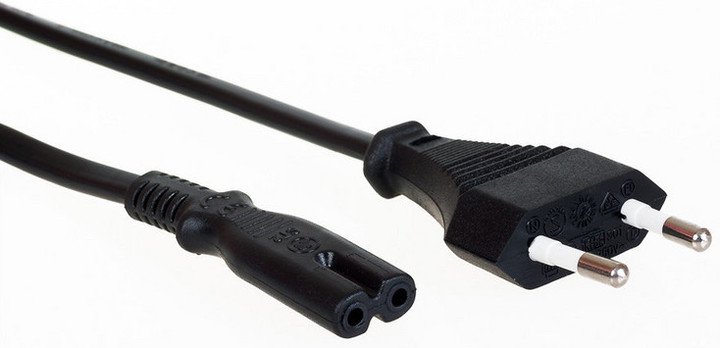 NAPÁJECÍ KABEL 230V, DVOU PÓLOVÝ, 1,5M