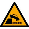 ISO 7010 W051 warning; no guard rail and unprotected edges.svg