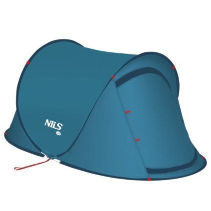 NC3743 MODRÝ SAMOROZKLÁDACÍ PLÁŽOVÝ STAN NILS CAMP