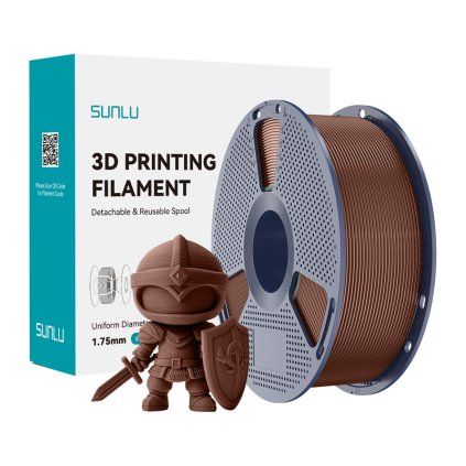Filament Sunlu PLA+ (čokoládová barva)  Sunlu