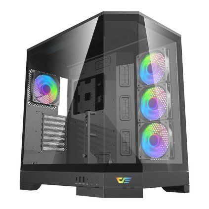 Počítačová skříň Darkflash DQX90 (černá)  DarkFlash