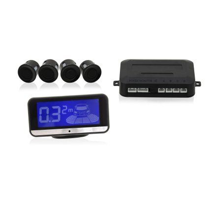 Parkovací asistent 4 senzory, LCD display  Compass
