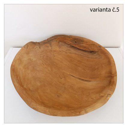 TEAK Talíř průměr 45 cm  Teak