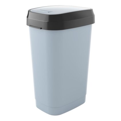 Odpadkový koš Dual Swing Bin L šedý, 50 L  KIS