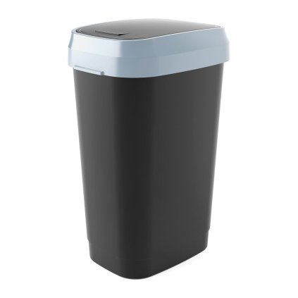 Odpadkový koš Dual Swing Bin L černý, 50 L  KIS