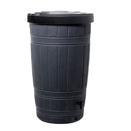 Sud na dešťovou vodu WOODCAN černý 265l s kohoutkem  Waterform