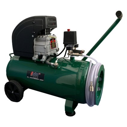 AE7C180-50 Kompresor olejový s tlakovou hadicí 1800 W, 50 L  ASIST