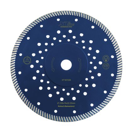XTLINE Kotouč diamantový řezný TURBO Fast Cut | 230x2,8x10x22,2 mm  XTline