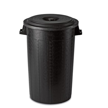 Odpadkový koš Drum 120 l, černý - bez víka (Velikost XL)