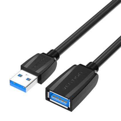 Prodlužovací kabel USB 3.0 samec-USB samice Vention VAS-A45-B300 3m (černý)