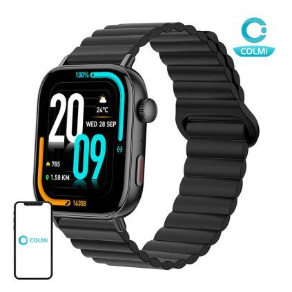 Colmi C8 Max smartwatch with magnetický strap (black)