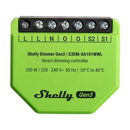 Shelly Dimmer Gen3 WiFi světlo Controller