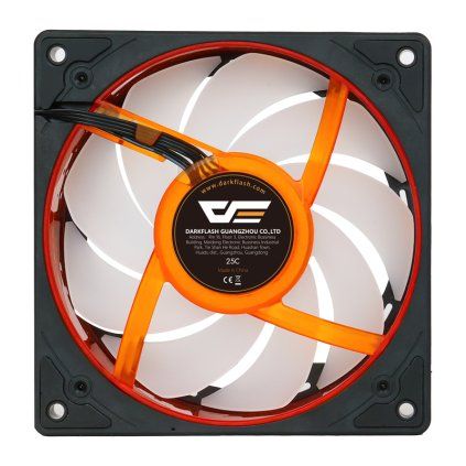 Chladicí ventilátor Darkflash DE8 (černý)