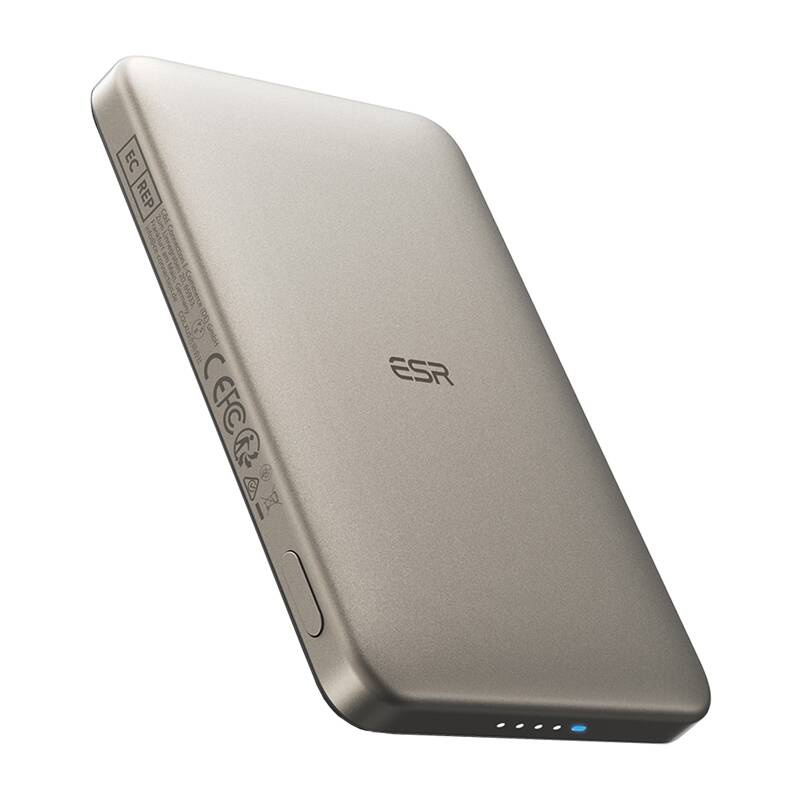 Magnetická powerbanka ESR Qi2 MagSlim 5000 mAh (písková)