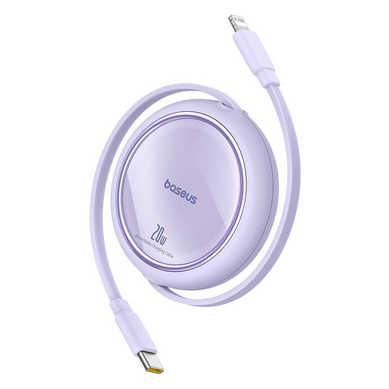 USB kabel Baseus Free2Pull USB-C to iP 20W 1m (purple)