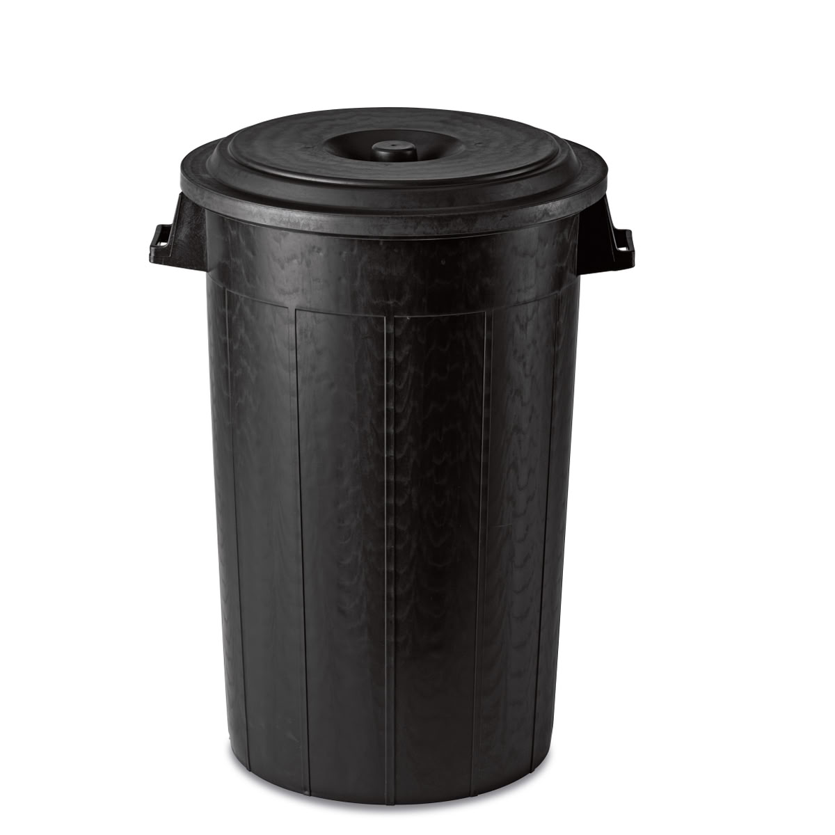 STEFANPLAST Odpadkový koš Drum 120 l, černý - bez víka