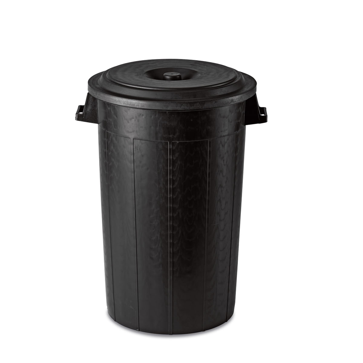 STEFANPLAST Odpadkový koš Drum 100 l, černý - bez víka