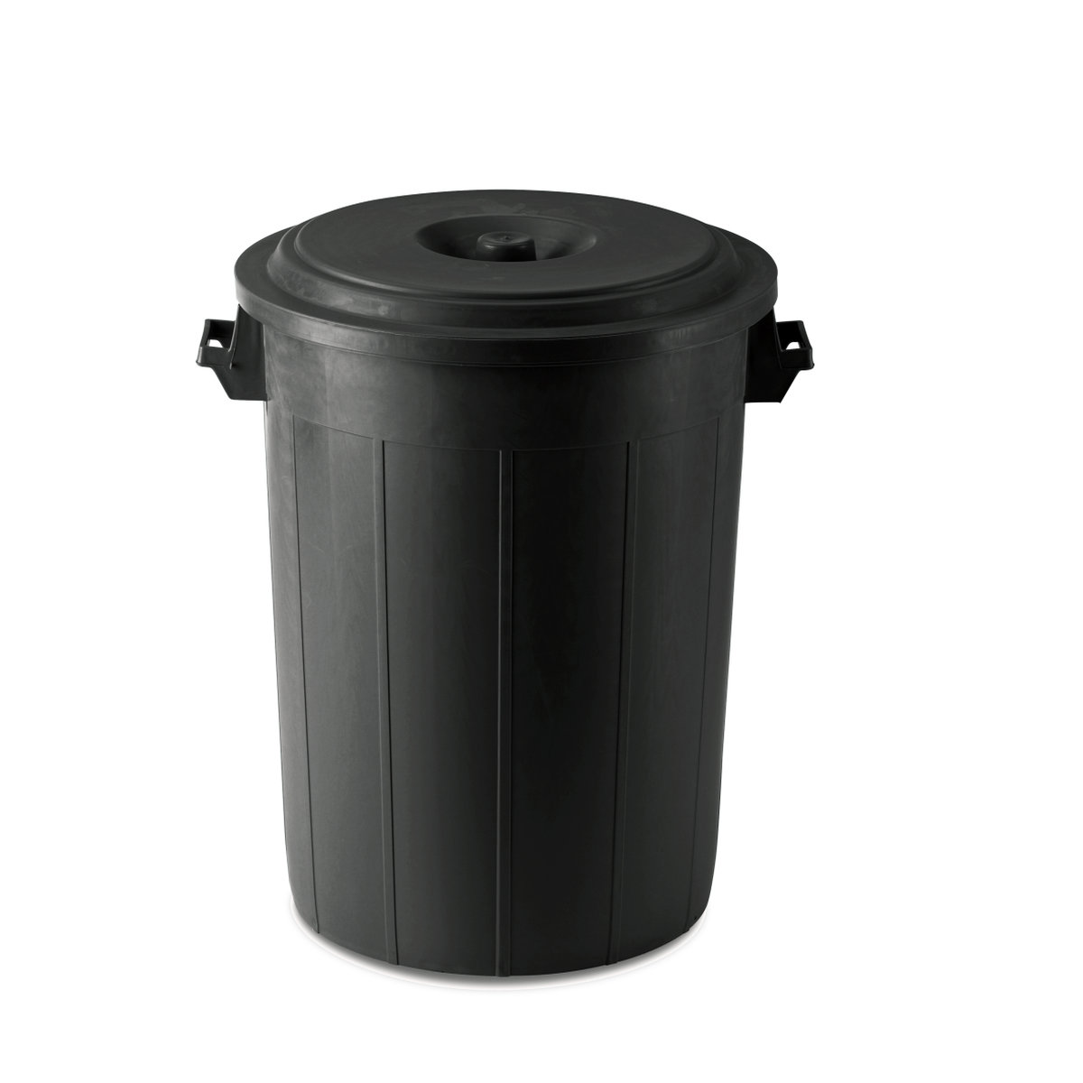 STEFANPLAST Odpadkový koš Drum 70 l, černý - bez víka