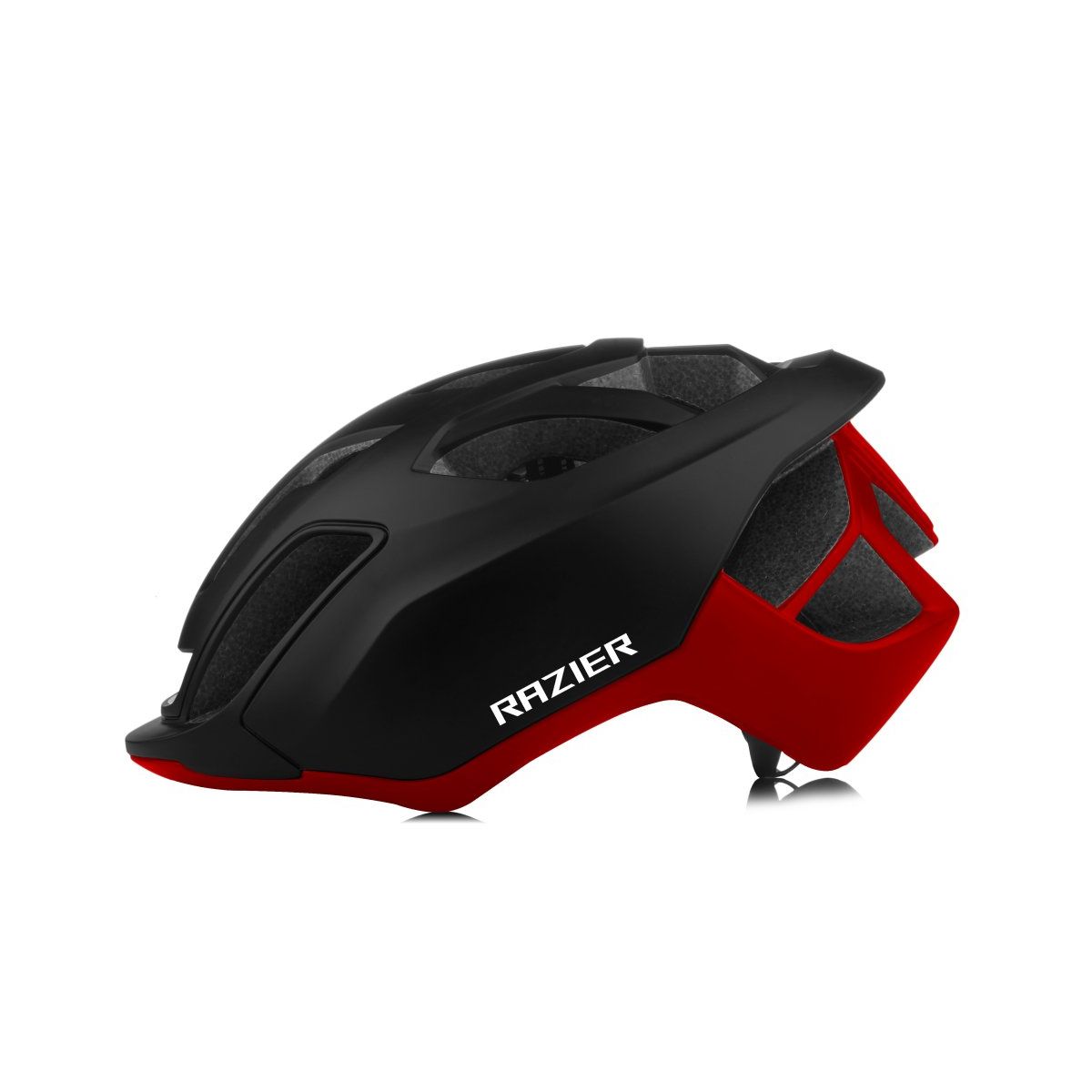 Helma RAZIER COMPACT černá/červená, M-L 55-61cm