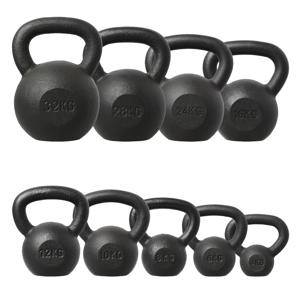 KZG 6 KG LITINOVÝ KETTLEBELL HMS
