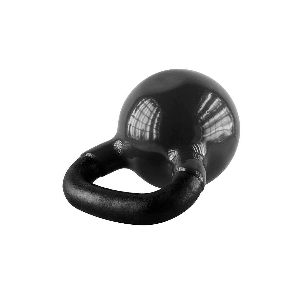KNV04 ČERNÝ KETTLEBELL POKRYTÝ VINYLEM HMS