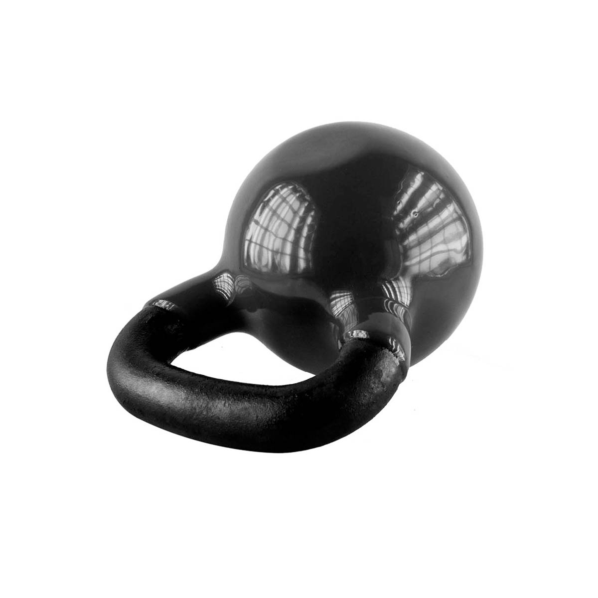 KNV06 ČERNÝ KETTLEBELL POKRYTÝ VINYLEM HMS