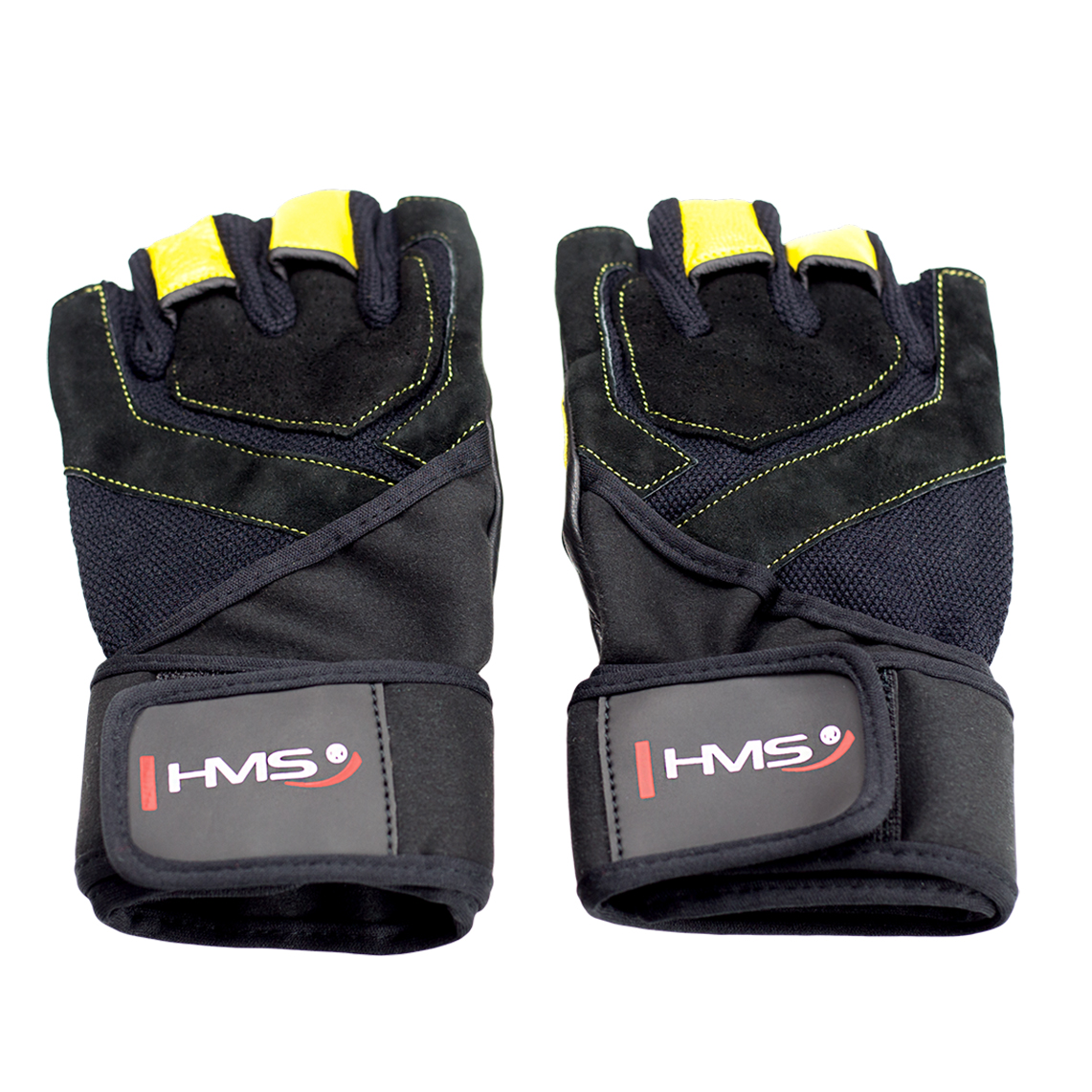 Levně FITNESS RUKAVICE ŽLUTÉ RST01 HMS VEL. S