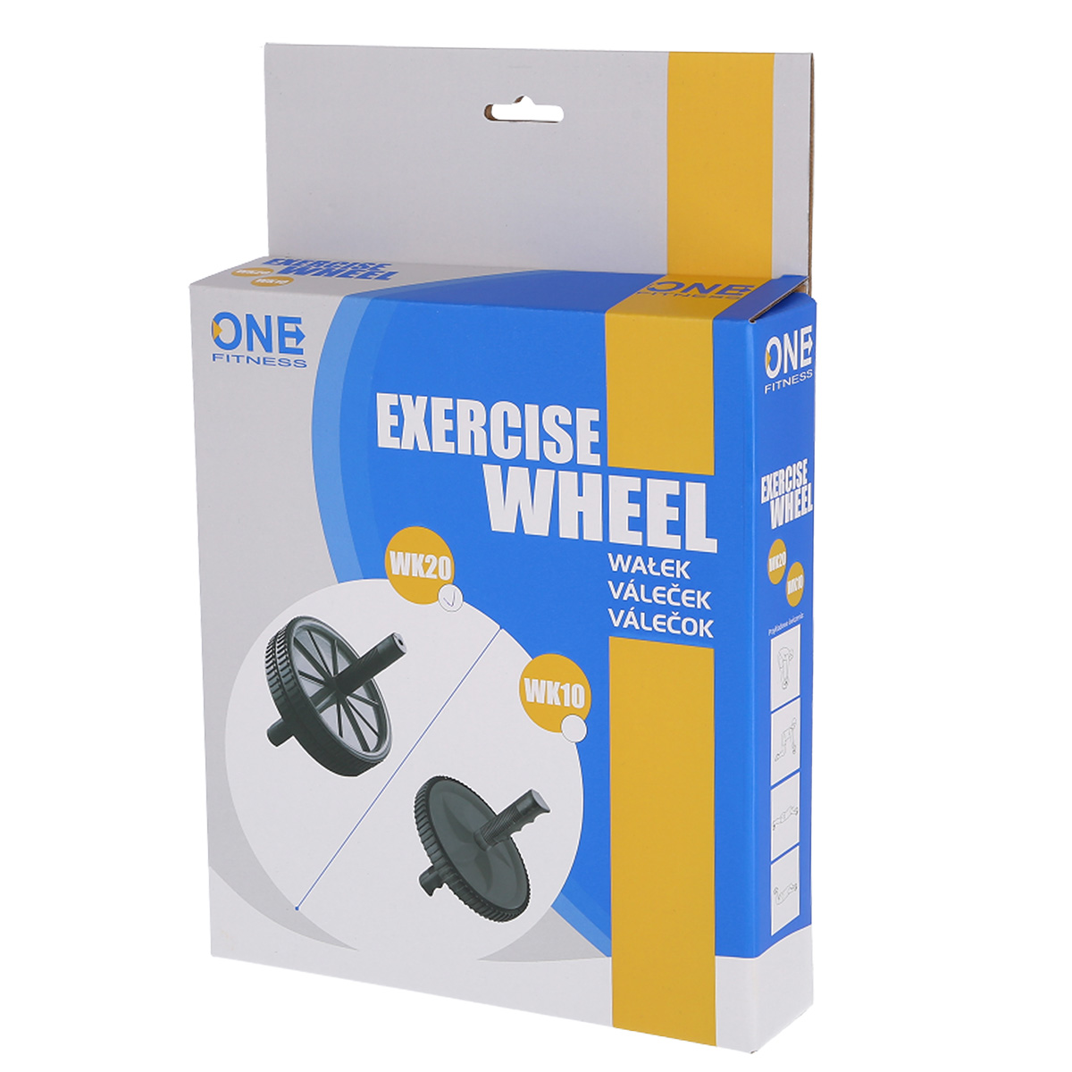 WK20 POSILOVACÍ KOLEČKO DVOJITÉ ONE FITNESS
