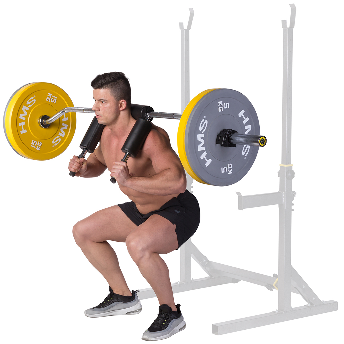 GOL320 SQUAT BAR 220 CM x 50MM HMS PREMIUM