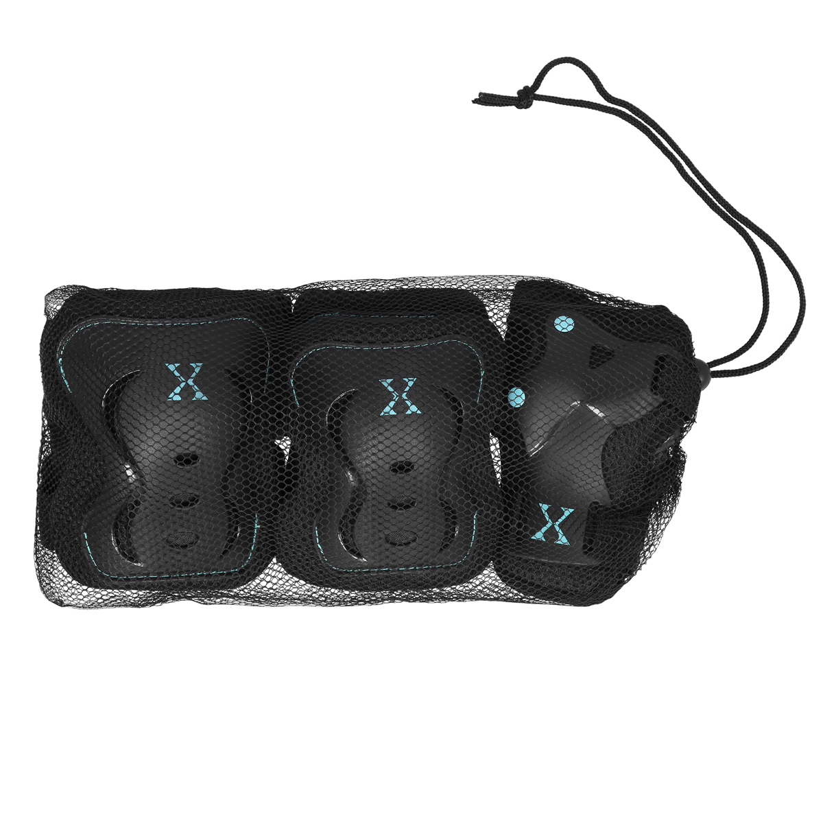 H320 ČERNO-MODRÁ VEL.XL SOUPRAVA CHRÁNIČŮ NILS EXTREME